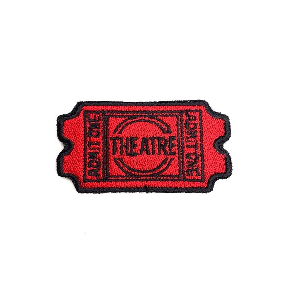 Movie 🎥 🍿 ticket iron on patch - Picture 1 of 2